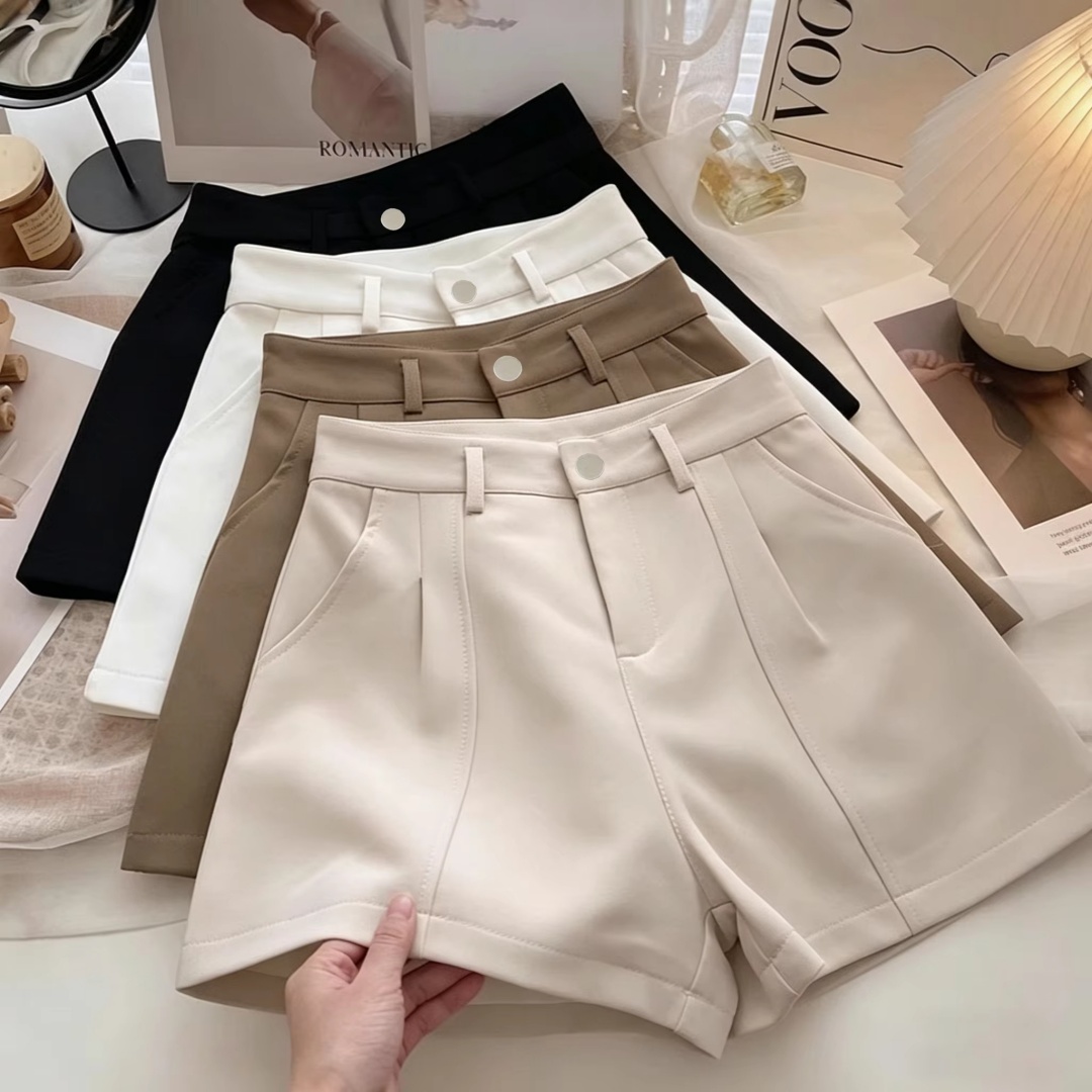 Street Fashion Plus Size - Pantaloncini Casual da Donna Taglie Forti