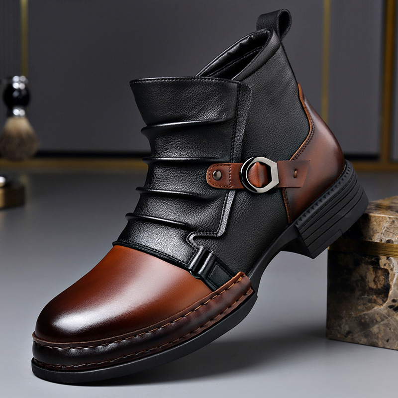 Street Fashion Style Male - Stivali alla Caviglia Retrò Autunno Inverno