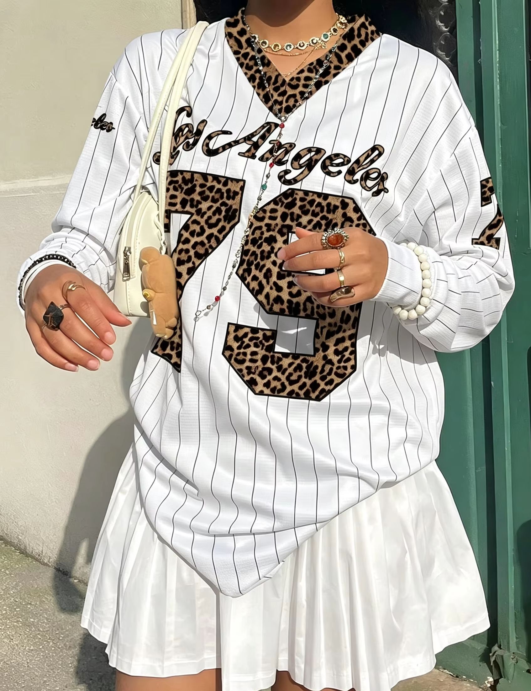 Street Fashion Casual - Maglietta da Calcio Los Angeles N.79