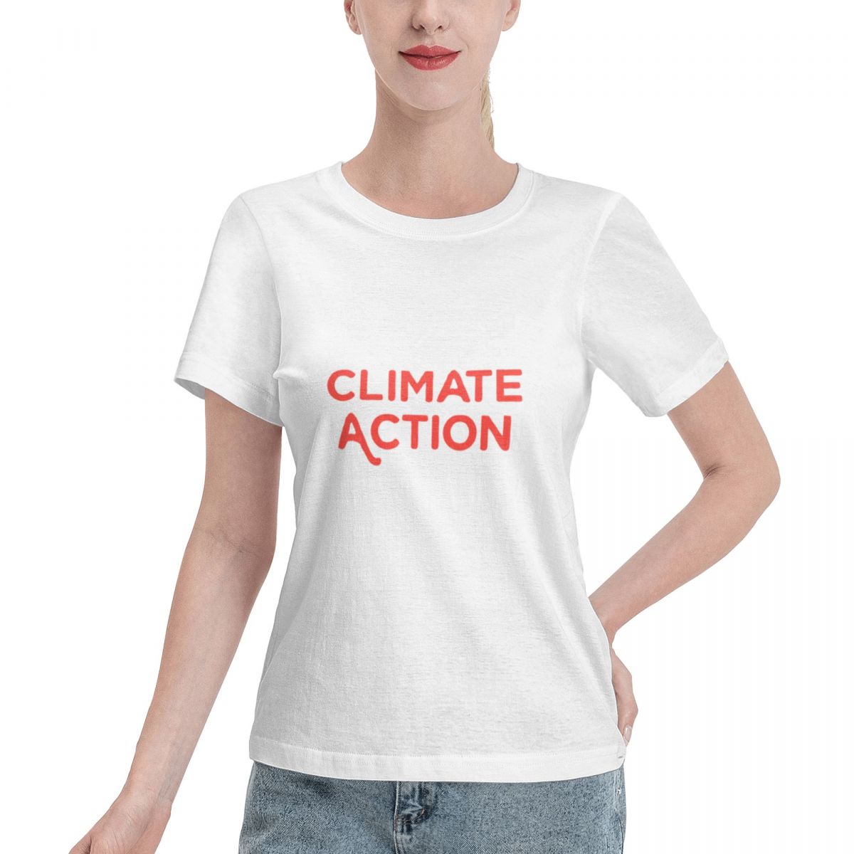 Street Fashion Now - Wardrobe Essential CLIMATE ACTION NOW T-shirt