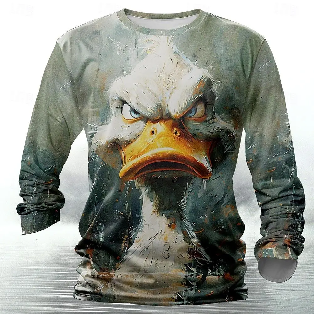Street Fashion Casual - Maglietta da uomo con stampa 3D