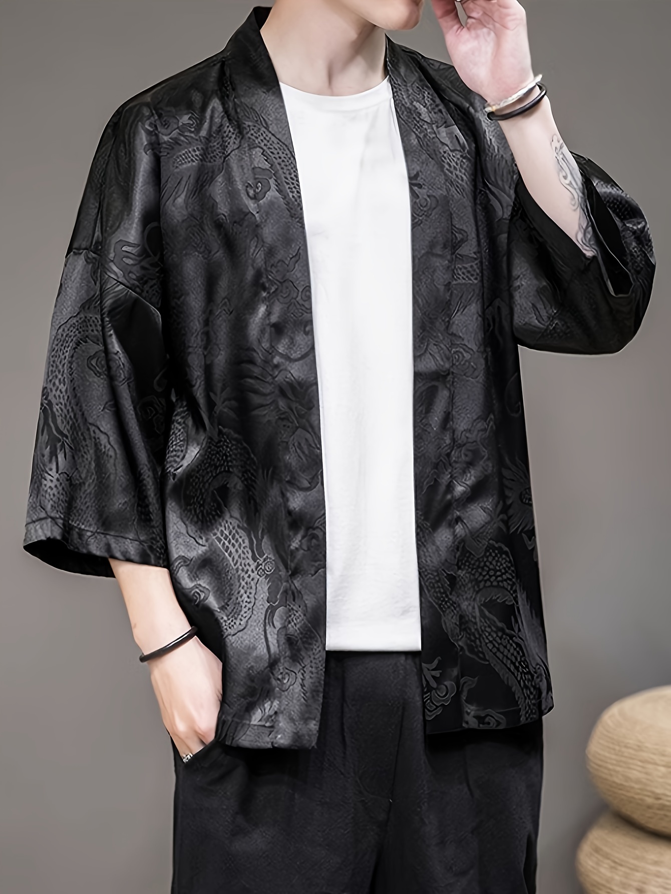 Street Fashion Summer 2026 - Kimono da uomo estivo 2026 con