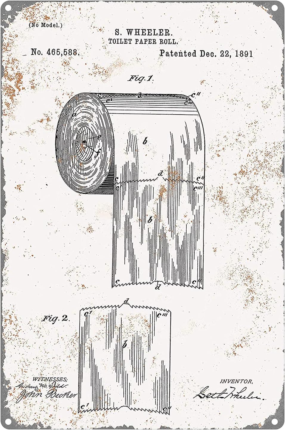 Street Fashion Wallpaper - Insegna Vintage in Metallo Divertente a