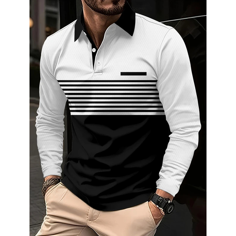 Street Fashion England - Polo da uomo stampata con motivo