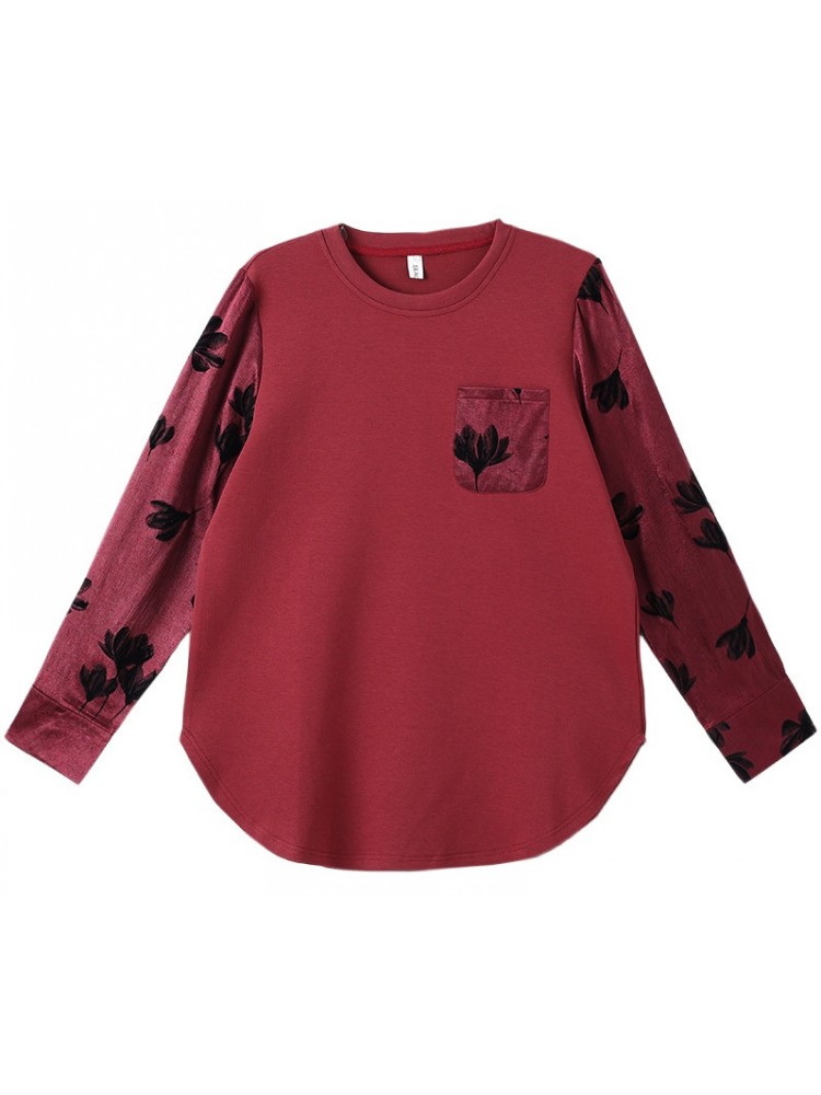 Street Fashion Plus Size - 0XL-4XL taglie forti Primavera Autunno Felpa