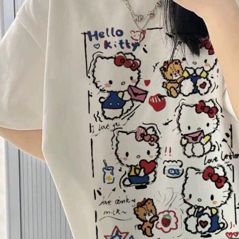 Street Fashion Casual - T-shirt estiva a maniche corte da