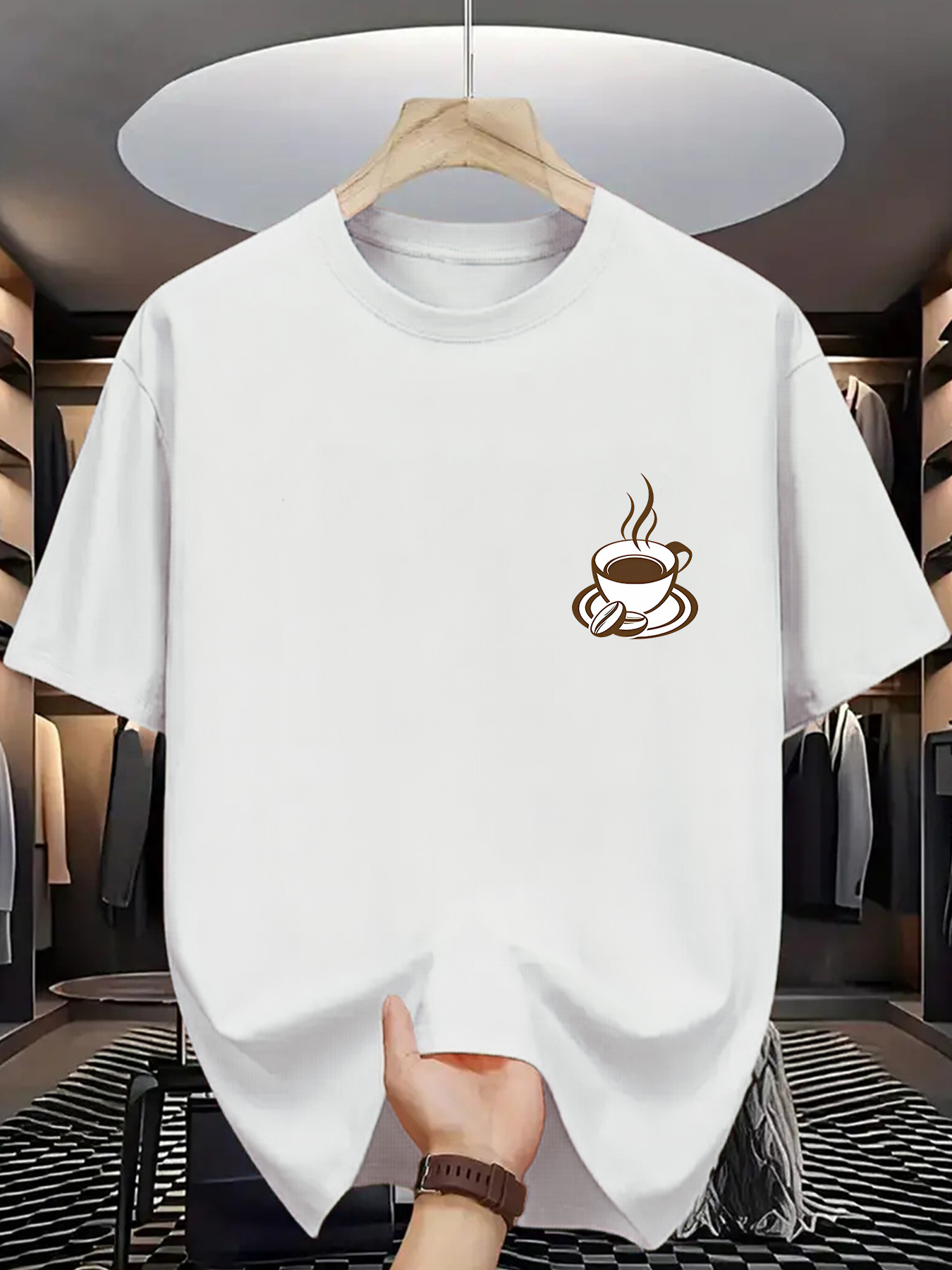 Street Fashion Style Male - T-shirt da uomo a maniche corte