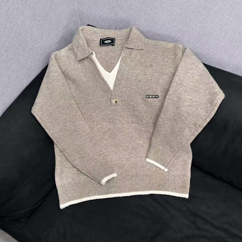Street Fashion Outfit For Men - 26ss Maglione GOODBRAND alla moda invernale,