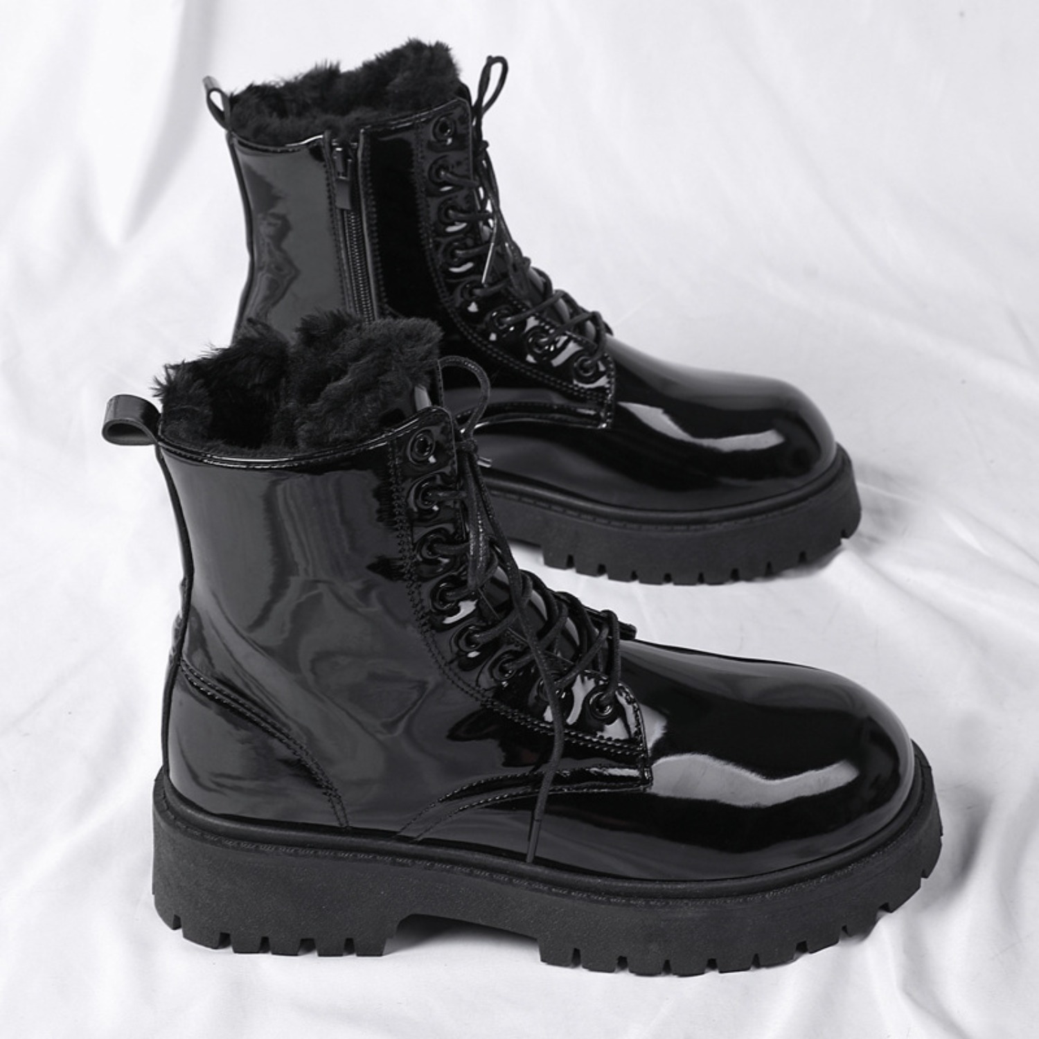 Stivali invernali da uomo cald - Street Fashion Plus Size recensione e prezzo