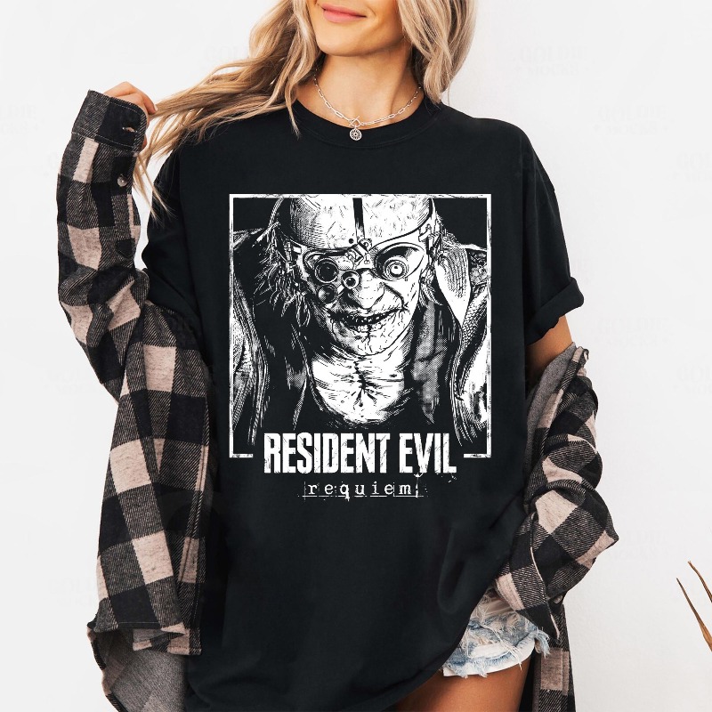 T-shirt Retro Resident Evil 9  - Street Fashion Style Male recensione e prezzo