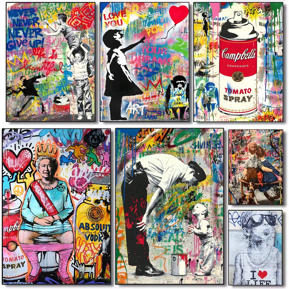 Poster su tela con graffiti st - Street Fashion Wallpaper recensione e prezzo
