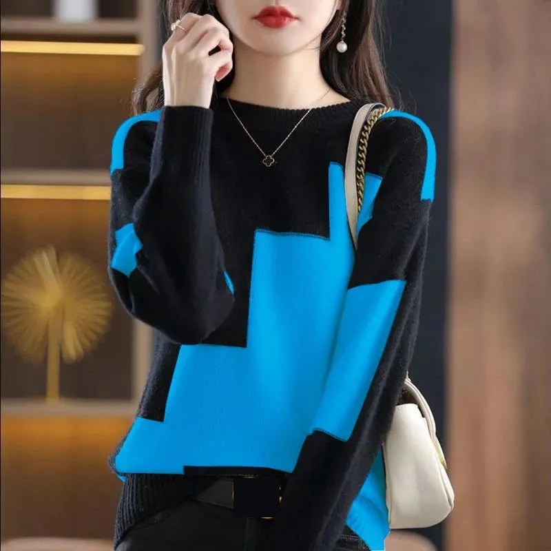 Moda O-Collo Impiombato Maglio - Street Fashion Korea recensione e prezzo