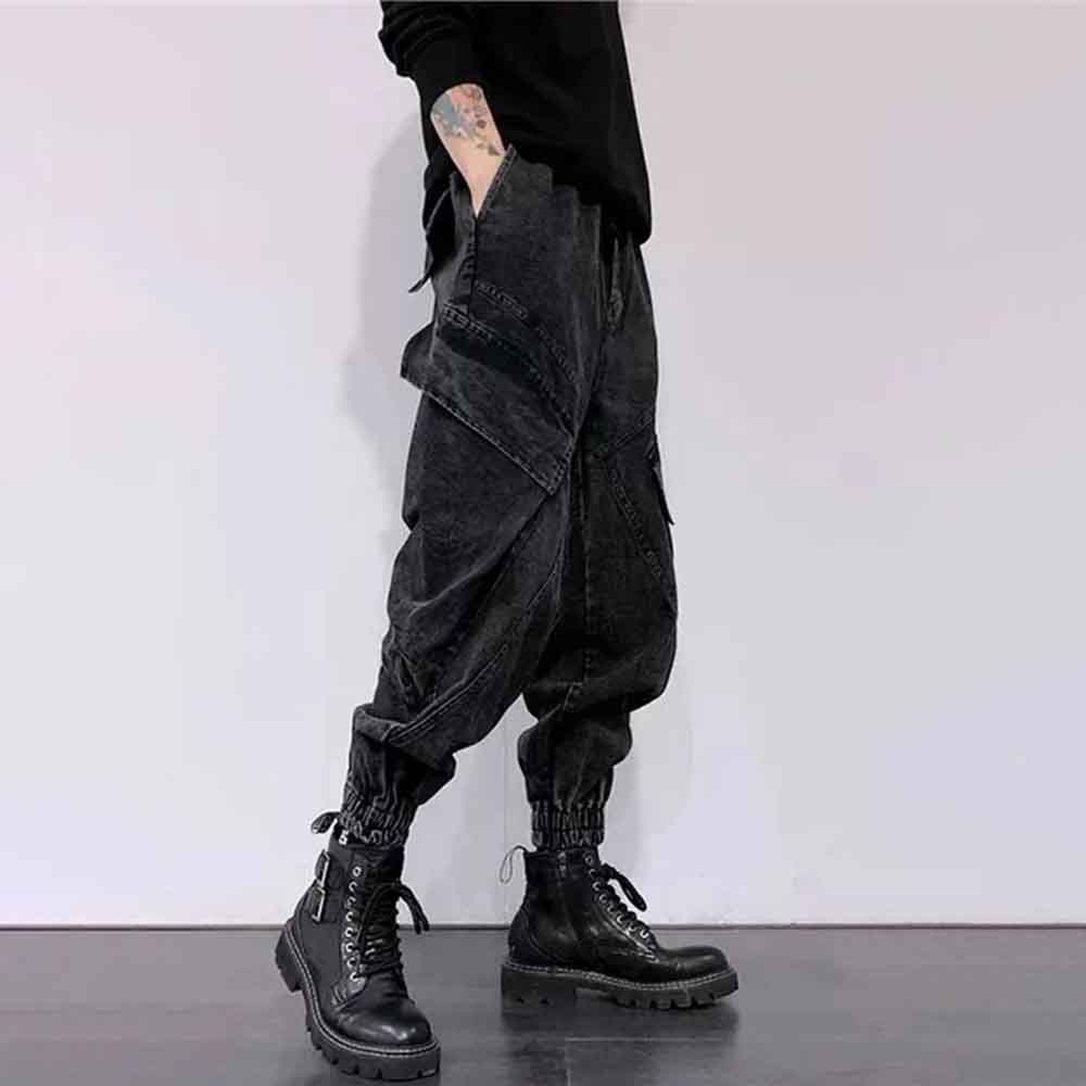 Pantaloni in denim tinta unita - Street Fashion Trend 2025 recensione e prezzo