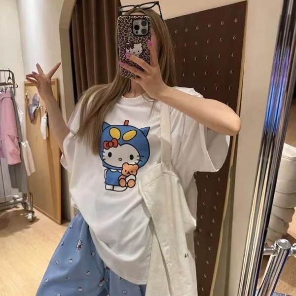 T-shirt stampata Hello Kitty a - Street Fashion Casual recensione e prezzo