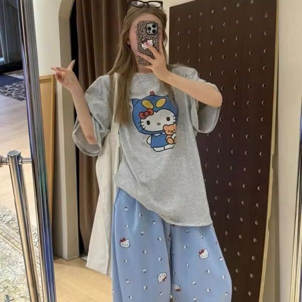 T-shirt stampata Hello Kitty a - Street Fashion Casual recensione e prezzo