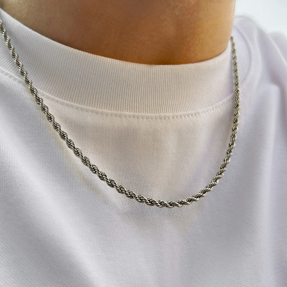 Collana a catena intrecciata L - Fashion Street Singapore recensione e prezzo