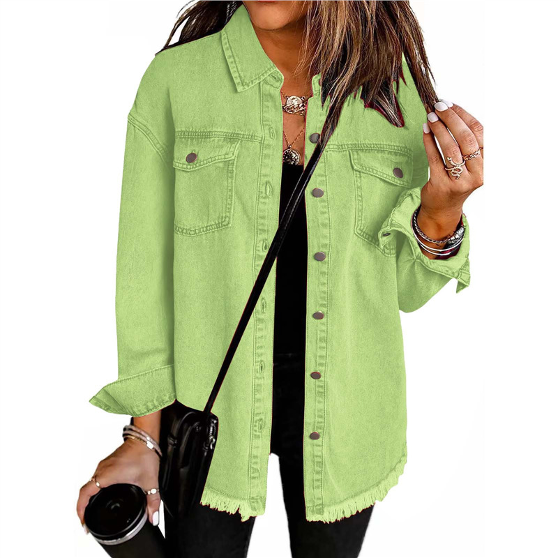 Giacca Camicia in Denim Lavato - Street Fashion Europe recensione e prezzo
